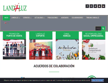 Tablet Screenshot of landaluz.es
